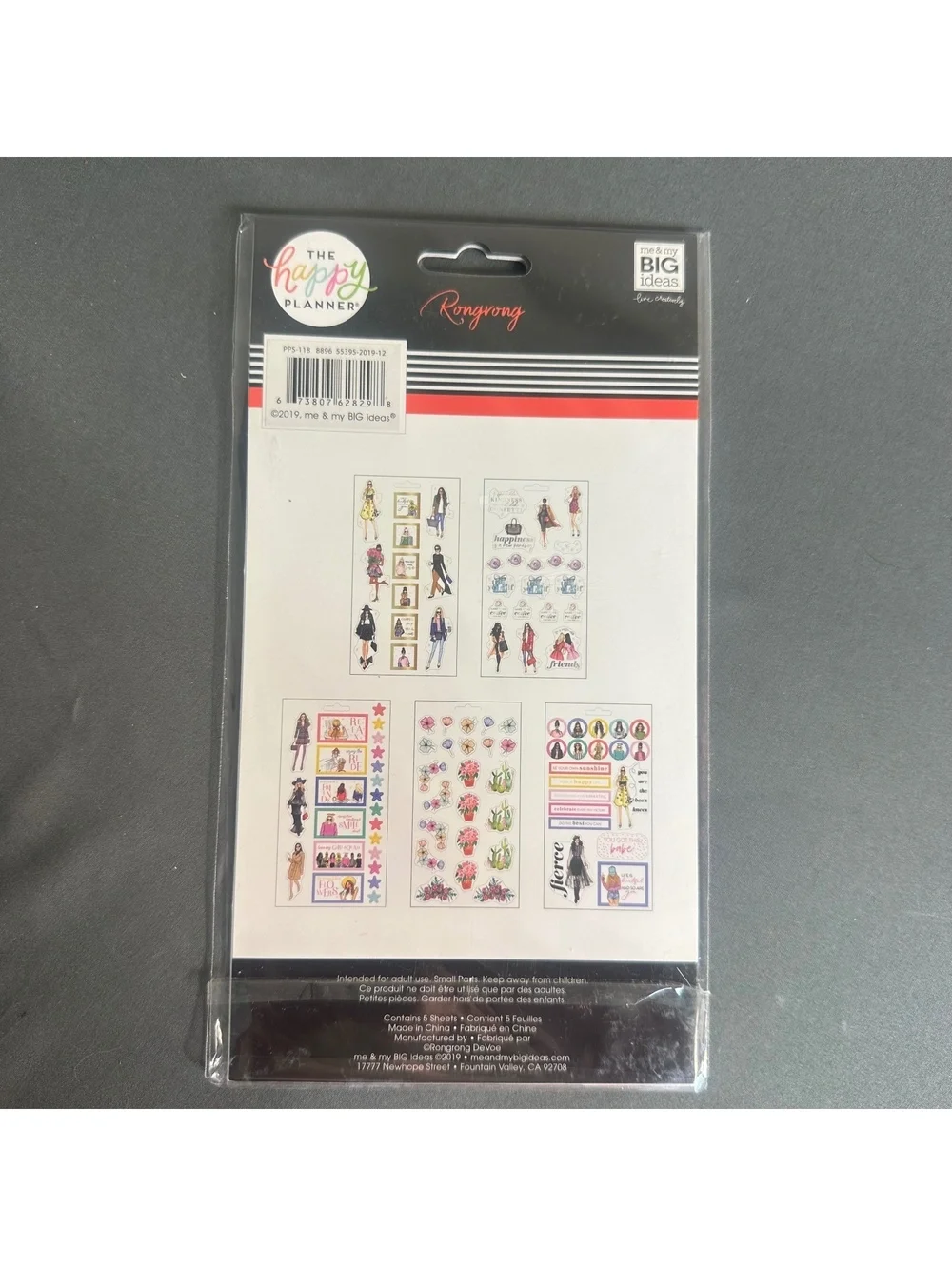 The Happy Planner Rongrong Everyday Stickers 97 pcs